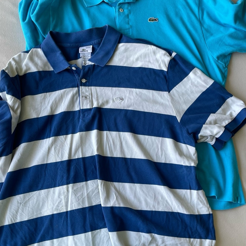 Lot of 2 Lacoste Polo Shirt size 9 (2XL)